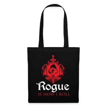 RPG-Spiele Rogue ist, wie ich rolle - Stoffbeutel - Schwarz - Vorne