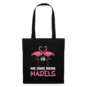 Wir Sind Die Saufen Feiern Lästern Schwestern - Stoffbeutel - Schwarz - Vorne