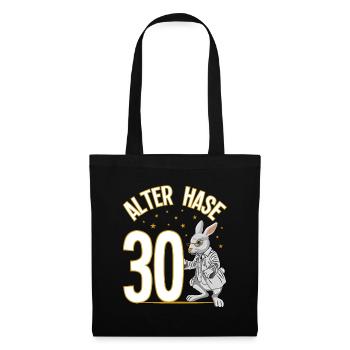 30 Geburtstag Geschenke lustig 30. Geburtstag Mann - Stoffbeutel - Schwarz - Vorne
