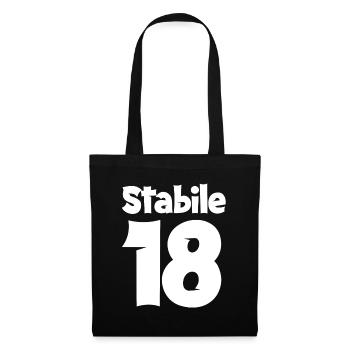 18 Geburtstag Junge Geschenk lustig 18. Ehrentag - Stoffbeutel - Schwarz - Vorne
