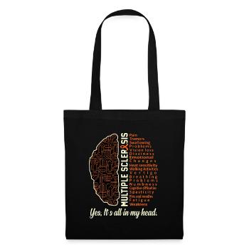 Multiple Sclerosis Facts Graphic To Support - Tote Bag - black - Front