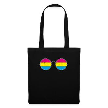 Pan Pride Sunglasses LGBT Gift Pansexual - Tote Bag - black - Front