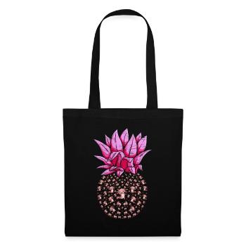 Ananas Axolotl - Sac en tissu - noir - Devant