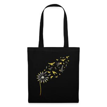 Parrot Bird Gift Dandelion Cockatiel - Tote Bag - black - Front