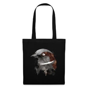 Splash Bird Sparrow - Tote Bag - black - Front