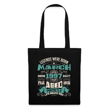 March 1997 | birthday gift - Sac en tissu - noir - Devant
