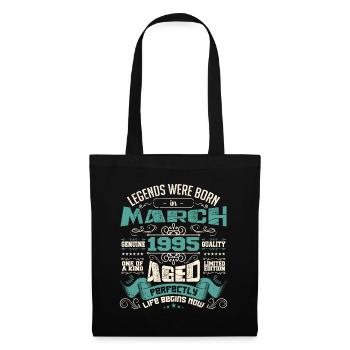 March 1995 | birthday gift - Sac en tissu - noir - Devant