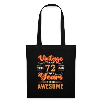 Vintage | 72 birthday gift ideas - Tote Bag - black - Front