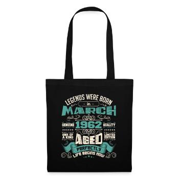 March 1962 | birthday gift - Sac en tissu - noir - Devant