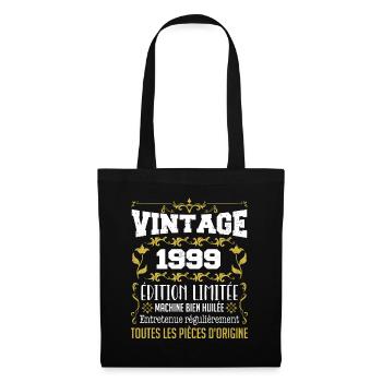 vintage 1999 | Toutes Les Pièces D'origine - Sac en tissu - noir - Devant
