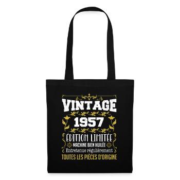 vintage 1957 | Toutes Les Pièces D'origine - Sac en tissu - noir - Devant