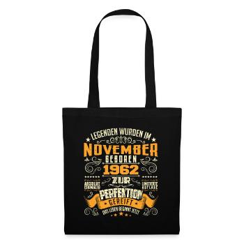 Im November 1962 geboren - Sac en tissu - noir - Devant