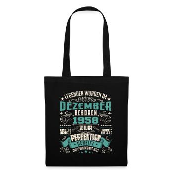 Legenden werden geboren im Dezember 1958 - Sac en tissu - noir - Devant