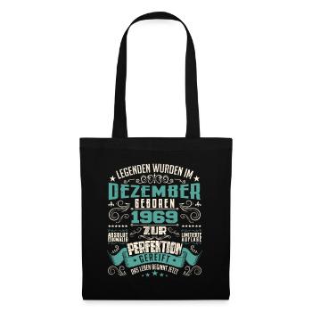 Legenden werden geboren im Dezember 1969 - Sac en tissu - noir - Devant