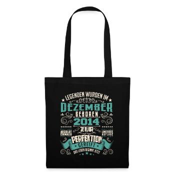 Legenden werden geboren im Dezember 2014 - Sac en tissu - noir - Devant