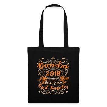 December 2018 | Limited Edition - Tote Bag - black - Front