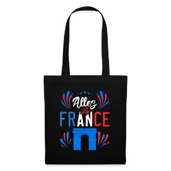 Allez La France - Sac en tissu - noir - Devant