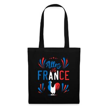 Allez La France | les champions - Sac en tissu - noir - Devant