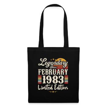 Legendary Since February 1983 | Limited Edition - Sac en tissu - noir - Devant