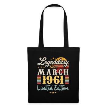Legendary Since March 1961 - Limited Edition - Sac en tissu - noir - Devant