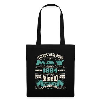Legends were born in May 1994 | Limited Edition - Sac en tissu - noir - Devant