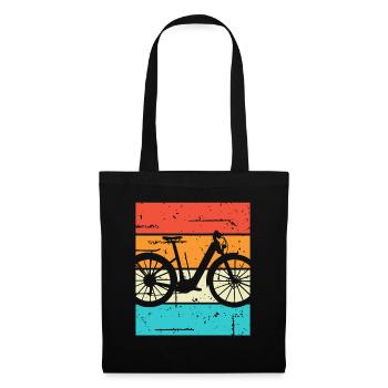 E-Bike Bike Cyclist Gift Bike Cyclist - Tote Bag - black - Front
