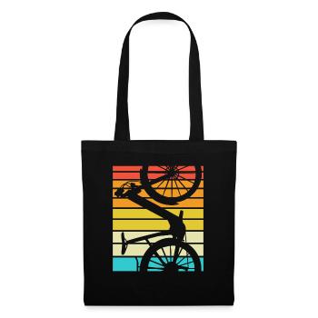 E-Bike Bike Cyclist Gift Bike Cyclist - Tote Bag - black - Front