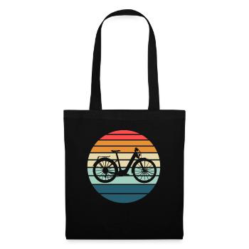 E-Bike Bike Cyclist Gift Bike Cyclist - Tote Bag - black - Front