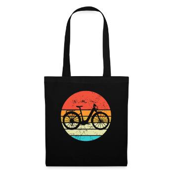 E-Bike Cyclist Cadeau Vélo Cycliste - Sac en tissu - noir - Devant