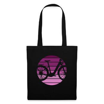 E-Bike Bike Cyclist Gift Bike Cyclist - Tote Bag - black - Front