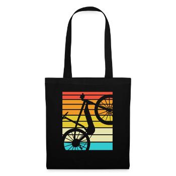 E-Bike Bike Cyclist Gift Bike Cyclist - Tote Bag - black - Front