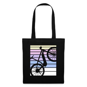 E-Bike Bike Cyclist Gift Bike Cyclist - Tote Bag - black - Front