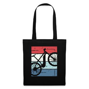 E-Bike Bike Cyclist Gift Bike Cyclist - Tote Bag - black - Front