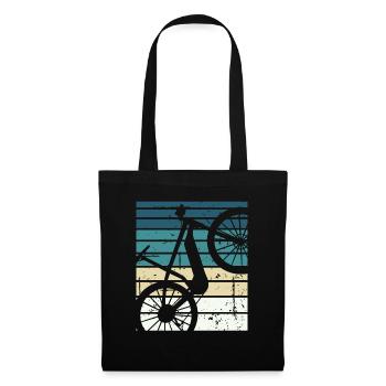 E-Bike Bike Cyclist Gift Bike Cyclist - Tote Bag - black - Front