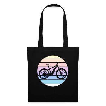 E-Bike Bike Cyclist Gift Bike Cyclist - Tote Bag - black - Front