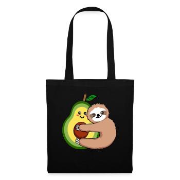 Avocado Herrenbekleidung Avocado Liebhaber - Stoffbeutel - Schwarz - Vorne