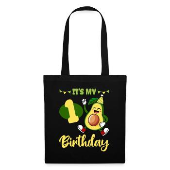 Avocado Lover 1st Birthday Guacamole Avocados - Tote Bag - black - Front