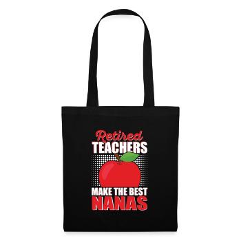 Retired Teacher Nana Retirement Life Men - Tote Bag - black - Front