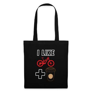 How Bike and Coffee Cycling Lover Cycling - Tote Bag - black - Front