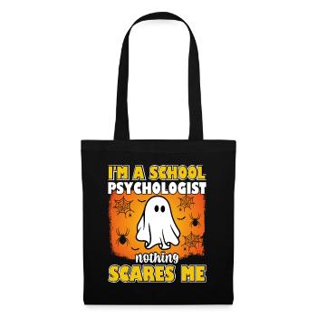 Je suis psychologue scolaire psychologie - Sac en tissu - noir - Devant