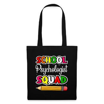School Psychologist Squad Psychology Teacher Students - Tote Bag - black - Front