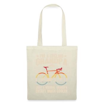 Grand-père cycliste Amateurs de vélo Cyclistes - Sac en tissu - nature - Devant