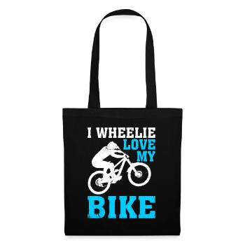 Love My Bike Bike Cycling Lovers - Tote Bag - black - Front