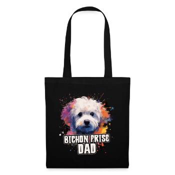 Bichon Frise Dog Cadeau Dire - Sac en tissu - noir - Devant
