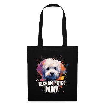 Bichon Frise Dog Cadeau Dire - Sac en tissu - noir - Devant