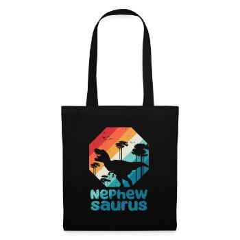 Nephewsaurus T Rex Dinosaur Nephew Saurus Family - Sac en tissu - noir - Devant