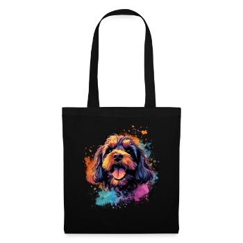Cavapoo Dog Cadeau Dire - Sac en tissu - noir - Devant