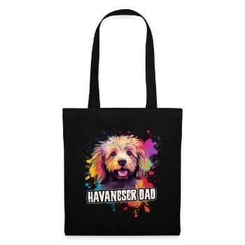 Havaneser Hund Geschenk Spruch - Stoffbeutel - Schwarz - Vorne