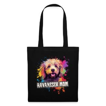 Havaneser Hund Geschenk Spruch - Stoffbeutel - Schwarz - Vorne