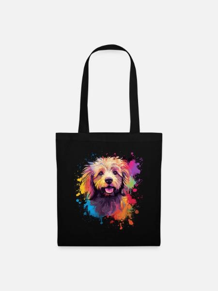 Havaneser Hund Geschenk Spruch - Stoffbeutel - Schwarz